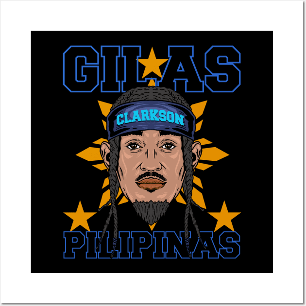 JORDAN CLARKSON GILAS Wall Art by Tee Trends